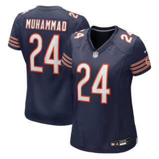 Women's Malik Muhammad Chicago Bears #24 Team Game Jersey - Navy