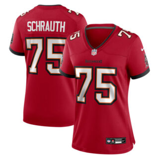 Women's Billy Schrauth Tampa Bay Buccaneers #75 Team Game Jersey - Red