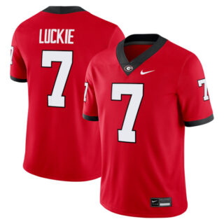 Men's Lawson Luckie Georgia Bulldogs Game Football Jersey - Red