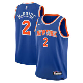 Youth Miles McBride New York Knicks #2 Swingman Jersey - Icon Edition - Blue