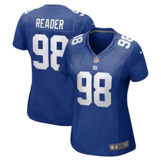 Women's D.J. Reader New York Giants #98 Team Game Jersey - Royal