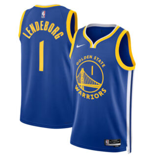 Women's Yaxel Lendeborg Golden State Warriors #1 Swingman Jersey - Icon Edition - Royal