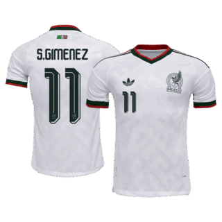 Mexico S.GIMENEZ #11 Away Soccer Jersey Authentic 2026