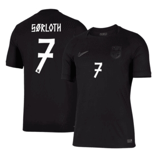 Norway SORLOTH #7 Away Soccer Jersey Authentic 2026