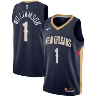 Women's Zion Williamson New Orleans Pelicans #1 Swingman Jersey - Navy - Icon Edition