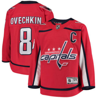 Youth Alexander Ovechkin Washington Capitals #8 Home Premier Player Jersey - Red