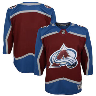 Youth Colorado Avalanche Home Premier Jersey - Burgundy
