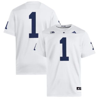 2026 Men Penn State Nittany Lions #1 Away White Jersey
