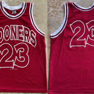 Men's Oklahoma Sooners #23 Wayman Tisdale Red Stitched Basketball Jersey