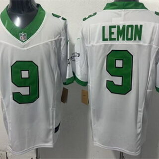 Men's Philadelphia Eagles #9 Makai Lemon White 2026 Draft F.U.S.E Vapor Untouchable Limited Stitched Football Jersey