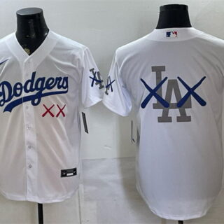 Men's Los Angeles Dodgers White Vapor Premier Limited Stitched Baseball Jersey