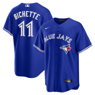 Men's Bo Bichette Toronto Blue Jays #11 Alternate 2 Jersey - Rush Blue