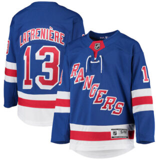 Youth Alexis Lafreniere New York Rangers #13 Home Premier Player Jersey - Blue