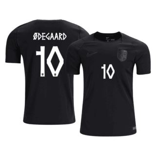 ODEGAARD #10 Norway Away Soccer Jersey World Cup 2026 Black