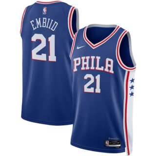Women's Joel Embiid Philadelphia 76ers #21 Swingman Jersey - Icon Edition - Royal
