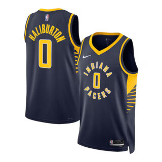 Women's Tyrese Haliburton Indiana Pacers #0 Swingman Jersey - Icon Edition - Navy