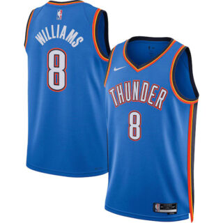 Women's Jalen Williams Oklahoma City Thunder #8 Swingman Jersey - Icon Edition - Blue