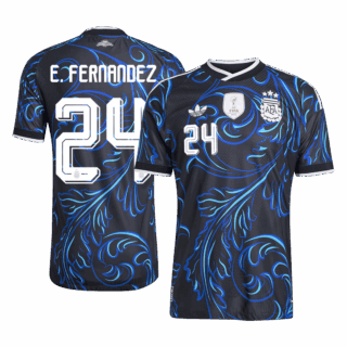 Argentina E. FERNANDEZ Away Soccer Jersey Authentic 2026