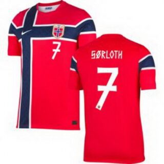 Men 7 Norway Alexander Sorloth Home Stadium Replica