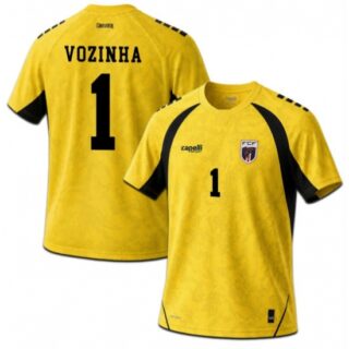 Men's Cape Verde #1 Vozinha Yellow 2026 World Cup Goalkeeper Soccer Jersey