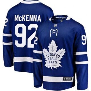 Men's Toronto Maple Leafs #92 Gavin McKenna Fanatics Blue Stitched Hockey Jersey