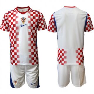 Men's Croatia Custom White 2026 World Cup Home Soccer Jersey Suit