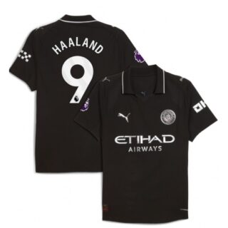Haaland Black #9 Soccer Jersey