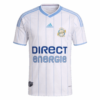 Marseille Home Soccer Jersey Retro 2009/10