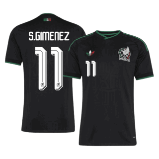 Mexico S.GIMENEZ #11 Third Away Soccer Jersey Authentic 2026