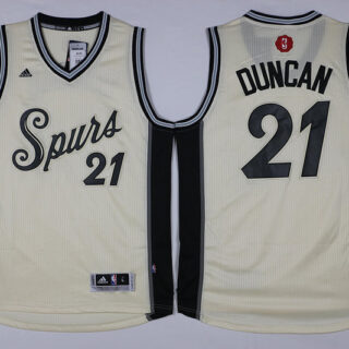 Tim Duncan #21 Men's Special Edition 2015 San Antonio Spurs Christmas Jersey